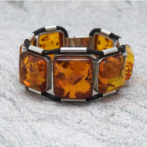 Armband große bernsteine - armband,