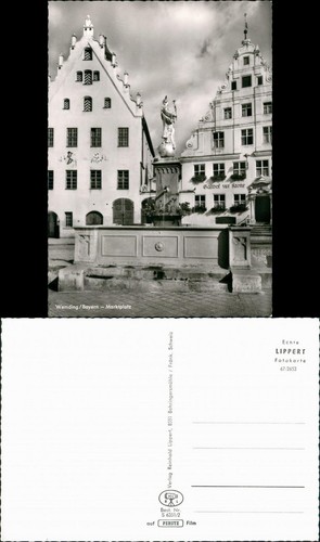 Ansichtskarte wemding - ansichtskarte,