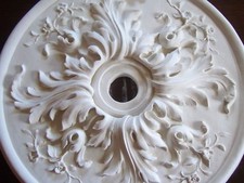 Gips Rosette "Die Blume" D 56 cm Stuckrosette Deckenrosette Stuck Rosette Deko