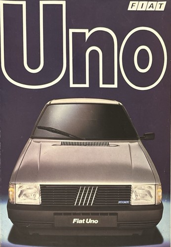 Fiat uno prospekt - prospekt, brochure