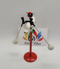 90er Vintage Pendel Figur im Boot