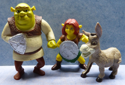 26118 shrek fiona und esel - und,