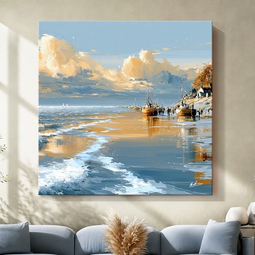 Leinwand bilder xxl - leinwand, strand