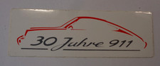 Aufkleber / Sticker 30 Jahre 911, Porsche 911, 964