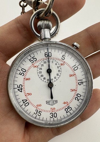 Vintage heuer taschenuhr - vintage, mit