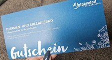 Therme Loipersdorf 2x Gutschein Eintritt frei