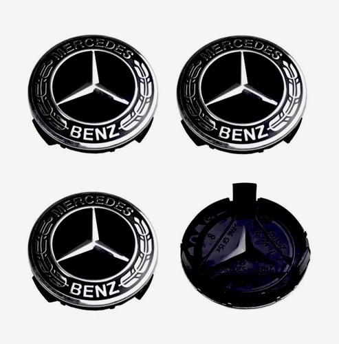 Mercedes nabendeckel 75mm - 4x,