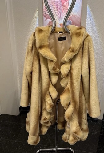 Eleganter webpelz mantel 46 - webpelz,