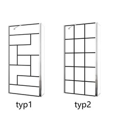 Walk in Duschwand 8mm ESG NANO Glas mit Seitenwand Duschkabin Duschabtrennung