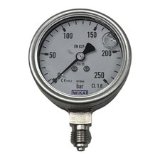 WIKA 233.50.063 Manometer 250bar G1/4B unten Edelstahl 316 Rohrfeder