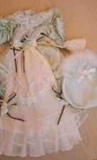 antikes  seidiges Biedermeier