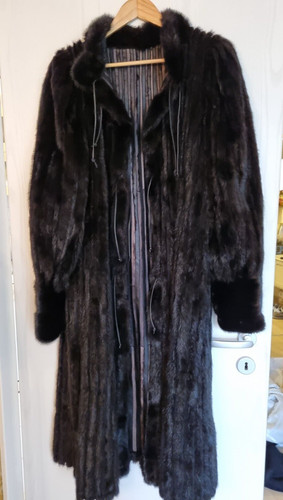 Nerzmantel schwarz braun - nerzmantel,