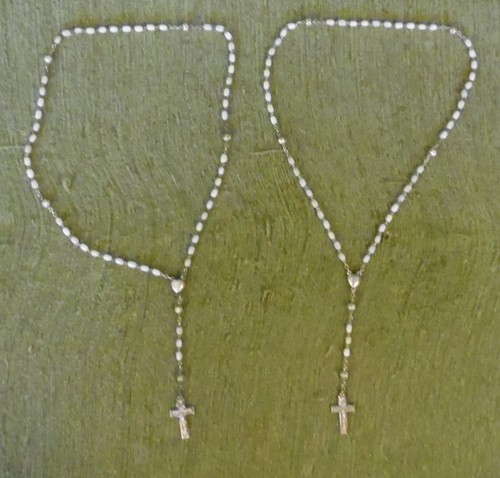 Rosenkranz kette mit kreuz - 2,