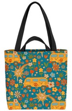 Hippie Camping 70er Blumen