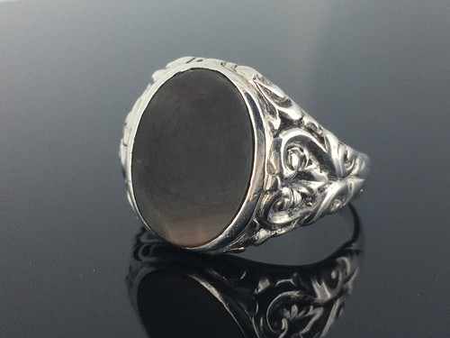 Antiker herren ring brauner - herren,