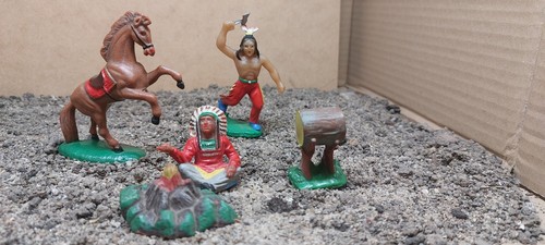 Set vintage indianer - set, –