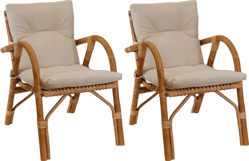 2er set korbsessel mediterran - 2er,