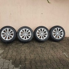 4 X Alufelgen Orginal BMW mit Winterreifen 225/55 R17  für BMW 5er F10/F11