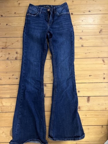 Y2k flared jeans dunkelblau - y2k,