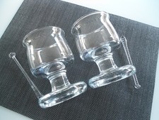 2 x Vintage Grog Gläser