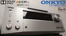 ONKYO TX-NR575E Network 7.2 Receiver Dolby Atmos Vision Chromecast Play-Fi WiFi