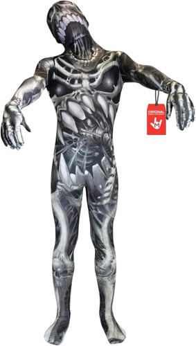 Skelett morphsuit kinder - skelett,