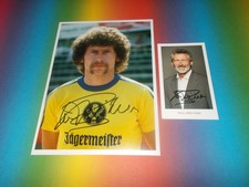 Paul Breitner Eintracht Braunschweig signed signiert Autogramm 20x28 Foto + AK