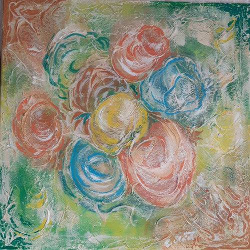 Acrylbilder handgemalt