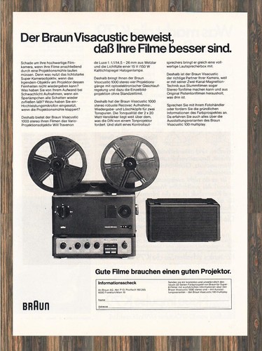 Braun visacustic reklame - braun,