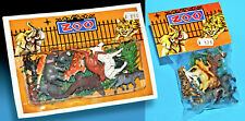 2 PLASTIK ZOO SET TIERE SETS OVP 70er HONG KONG WUNDERTÜTE SEHR SCHÖN HEINERLE