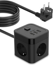 JSVER Steckdosenleiste USB