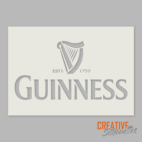 Guinness schablone bier - guinness,