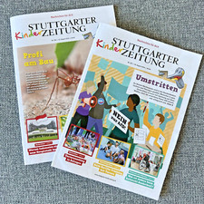 2 Ausgaben vom August 2024 der Stuttgarter Kinderzeitung
