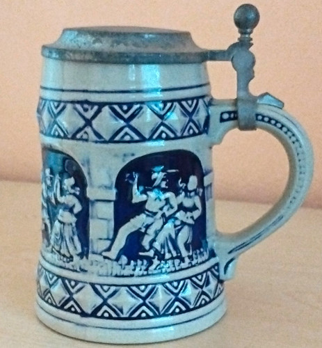 Gerlach bierkrug steingut - bierkrug, mit