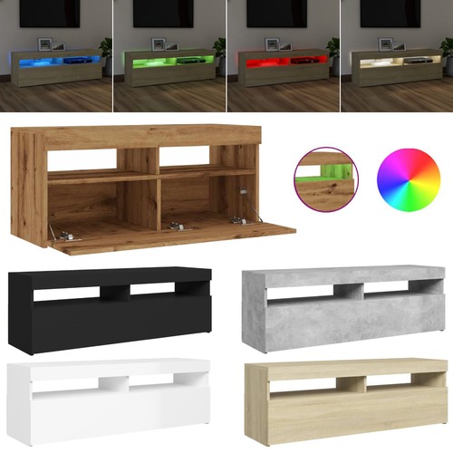 Schrank mit led leuchten - tv-schrank,