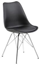 2x Esszimmerstuhl Küchenstuhl Wohnzimmerstuhl Stuhl Kunstleder Metall Fhb05sz-2