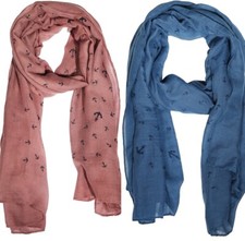 Schal Tuch 80 x 180 cm Maritim