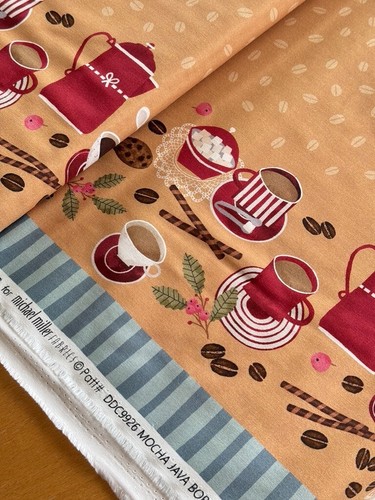Miller patchworkstoff coffee - miller,