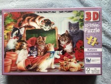 3D Puzzletiere Katzen 500