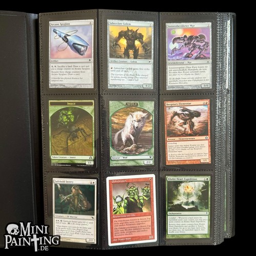 Ordner mit magickarten - ordner, mtg