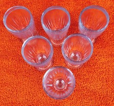 6 Stck. Grog Gläser Eisbecher Fußbecher DDR