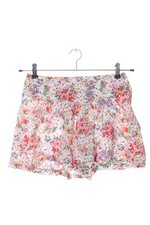 H&M GARDEN COLLECTION Hot Pants Damen Kurze Hose Gr. DE 34 weiß-pink-grün