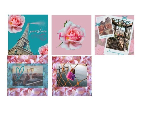 Beauty postkarten set paris - beauty,