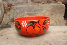 Schüssel rot Apfel Dekor