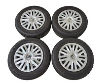 Original VW Golf 6 Stahl Winter Felgen 195 65 15 Hankook Winterräder