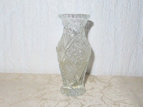 Vintage pressglas vase - vase, "