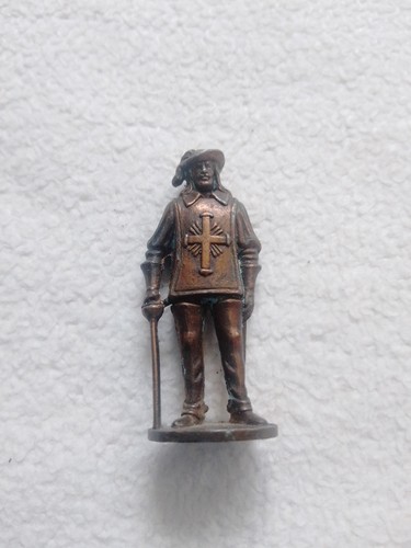 Metall figur musketier - metall,