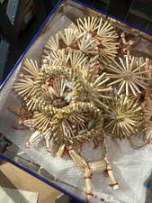 Strohsterne Christbaumschmuck