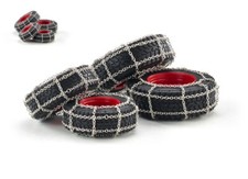 Modellauto Wiking Räder Reifen Wheel Set Mit Ketten Für Fendt 828 1:32