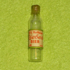 B.K.H. Glas-Flasche Miniatur Riebeck Bier Kaufladen Puppen-Gaststätte Schauger.